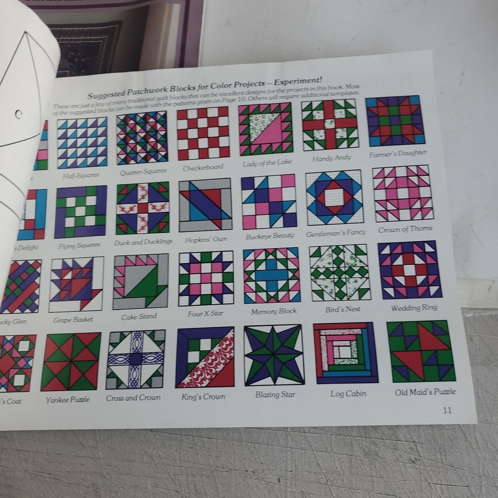 Lot of 8 Mixed Paperback Quilting Books Various Authors Quilt Pattern Distressed - Picture 8 of 16